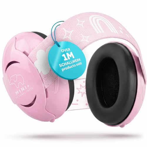 Schallwerk ® Mini+ Baby Ear Muffs – Infant Noise Cancelling Headphones, Toddler Ear Protection, Baby Headphones for Noise