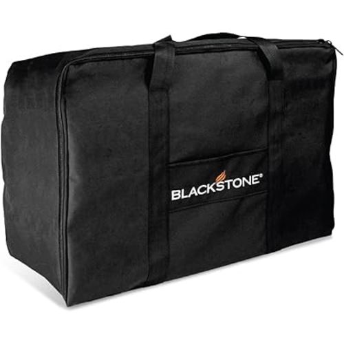 BLACKSTONE Tabletop Griddle Carry Bag – Fits 17" & 22" Tabletop Griddle – Portable BBQ Grill Griddle Carry Bag for Travel - 600D Heavy Duty Weather-Resistant Cover Accessories – 5035