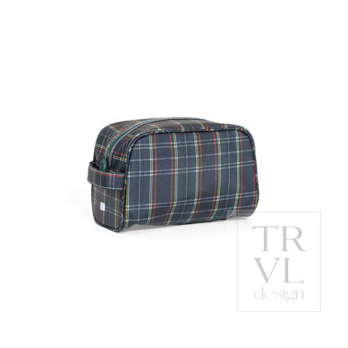 Dopp Bag - Stowaway Toiletry Bag - Cambridge Plaid