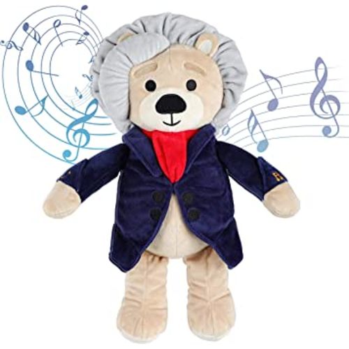 Vosego Ludwig Van Beethoven Virtuoso Bear, 40 mins Classical Music for Babies, Educational Toy for Infants Kids Adults