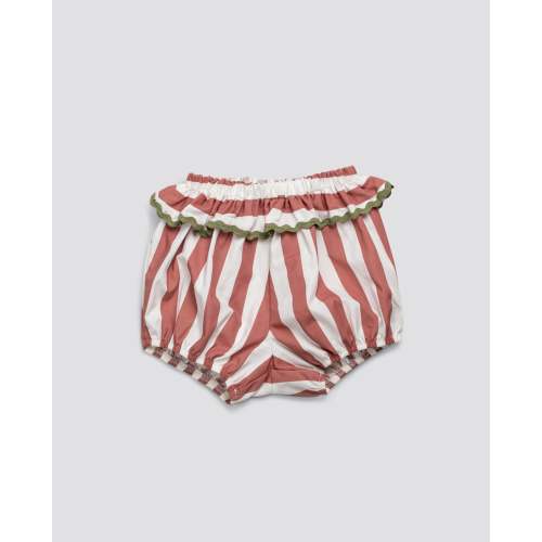 Frilly Bloomers in Raspberry Stripe