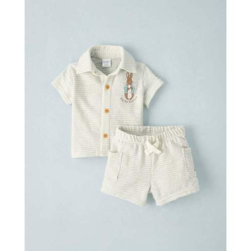 Baby Boys Peter Rabbit™ Embroidered Terry 2-Piece Outfit Set - Multi