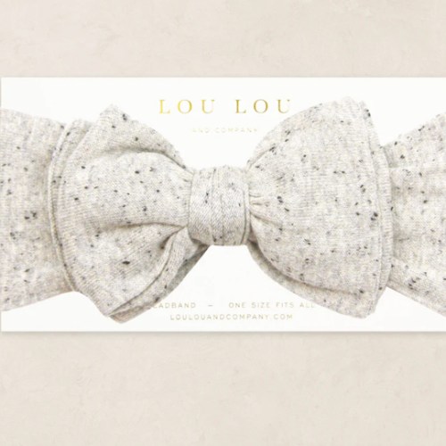 Knit Headband - Cream Speckle