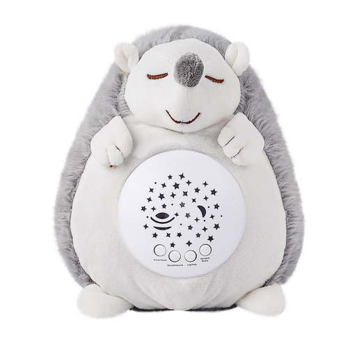 Fridja Baby Sleep LED Lighting Animal Plush Stuffed Night Light Projector Toy With Music Gift