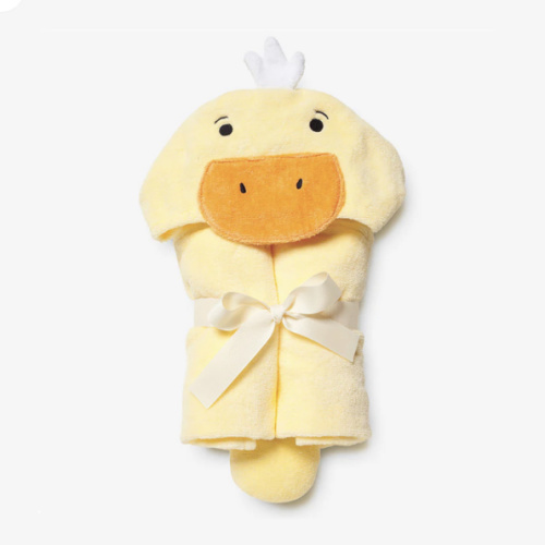 Yellow Duckie Hooded Baby Bath Wrap – Elegant Baby