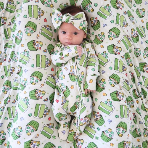 Shamrock Sweets Zipper Footie
