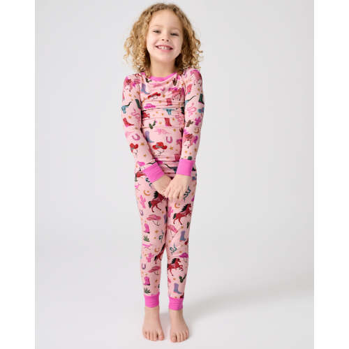 Pink Rancher Roundup Two-Piece Pajama Set