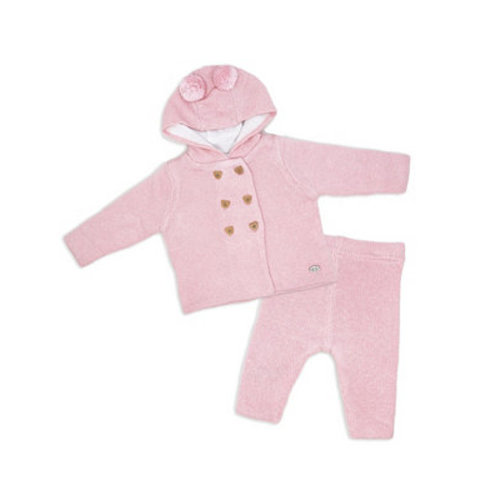 Baby Girls Jacket and Trouser Knitted, 2-Piece Set