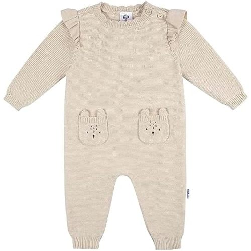 Gerber Baby Girls' Sweater Knit Romper Jumpsuit