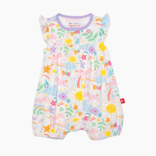 Magnetic Me Modal Magnetic Romper - Sunny Day Vibes, 0-3 M