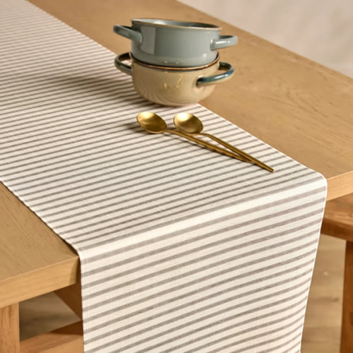 Stone Stripe Table Runner | Geometry – GEOMETRY