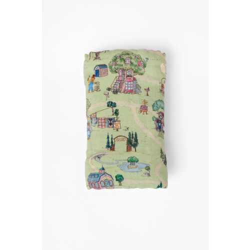 BERENSTAIN BEARS® Baby Blanket, Super Soft Bamboo Cotton Swaddle, Newborn Swaddle Blanket, Baby Shower Gift