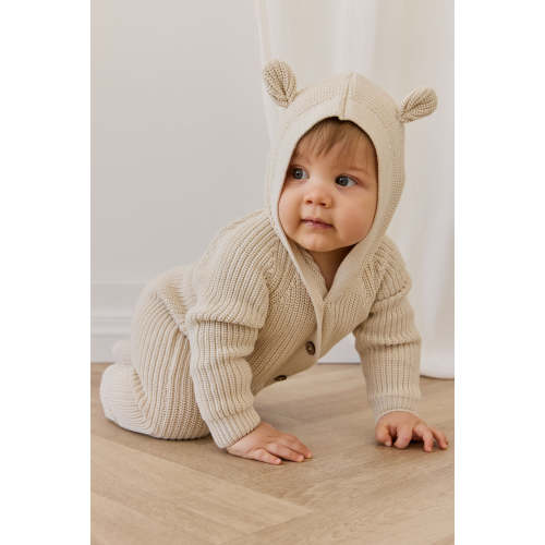 Bear Knit Onepiece - Vanilla – Jamie Kay USA