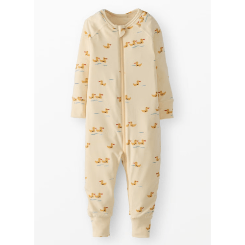 HannaSoft™ Stretch Sleeper, Ducks, 3-6 mo | Hanna Andersson