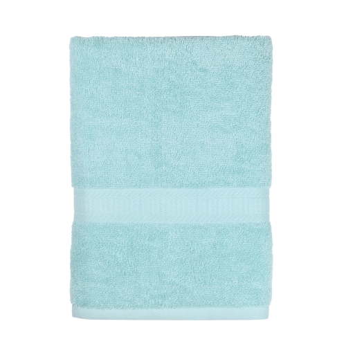 Mainstays Basic Bath Towel, Soft 100% Cotton and Highly Absorbent Bath Towel, Aqua