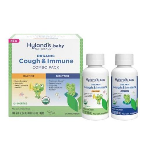 Hyland's Naturals Baby Organic Cough & Immune Day/Night Combo - 4oz