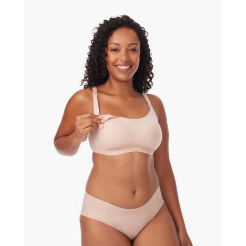 Momcozy Function - U Liquid Spandex Printed Nursing Bra