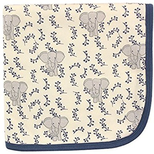 Touched by Nature Organic Receiving Blanket, Elephant