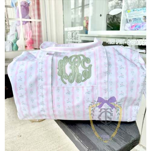 Pink Ribbon Floral Weekender Duffle -TRVL Design