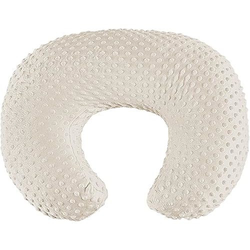 Nursing Pillow for Bottle and Breastfeeding, Ergonomic Comfort Nursing Essentials for Mom and Baby, Feeding Support Pillow with Removable Cover, Easier and Healthier Nursing (Fog)