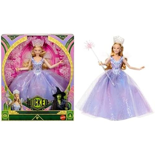 Mattel Universal Pictures' Wicked: for Good Deluxe Glinda Fashion Doll with Removable Outfit & 3 Accessories, Inspired by The Movie