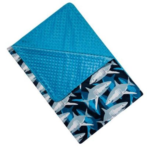 Wildkin Kids Sharks Plush Throw Blanket