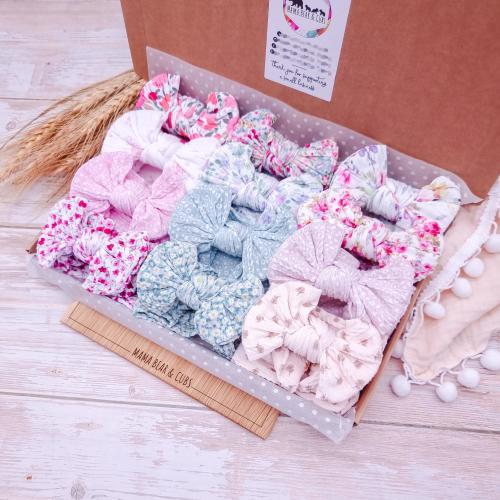 Baby Headband Bow Box Bundle | Baby Bows | Baby Headband | Toddler Bows | Hairband Hairbow | Baby Shower | New Baby Gift | Baby Girl Gift