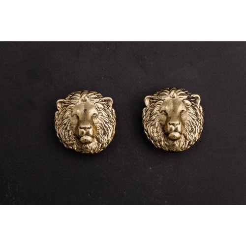 Brass handle "Lion" from TUTURA. Exquisite handles, drawer handles, cabinet handles, chest of drawers handles, furniture handles.