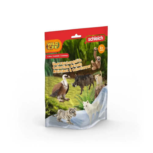 3 Piece Collectible WILD LIFE Blind Bag Series 4 87943 | Schleich USA Inc.