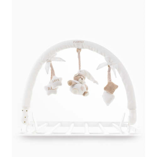 Portable Toy Arch | Beige & White