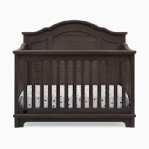 Simmons Kids Asher 6-in-1 Convertible Crib with Toddler Rail - Rustic Grey