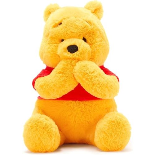 Disney Store Official Giggle and Wiggle Laughing Disney Plush Toy - 11 Inch Winnie The Pooh Stuffed Animal with Laughing & Shaking Interactive Features - Cute Stuffed Animal for Kids