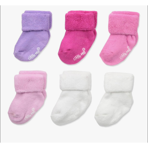 Little Me baby-girls 6 Pack Variety Socks
