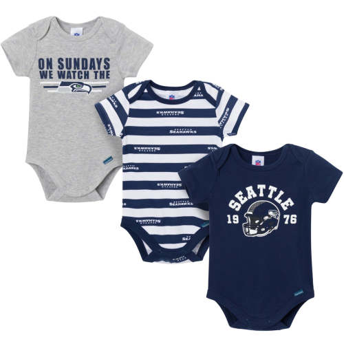 3-Pack Baby Boys Seattle Seahawks Bodysuit Set – Gerber Childrenswear