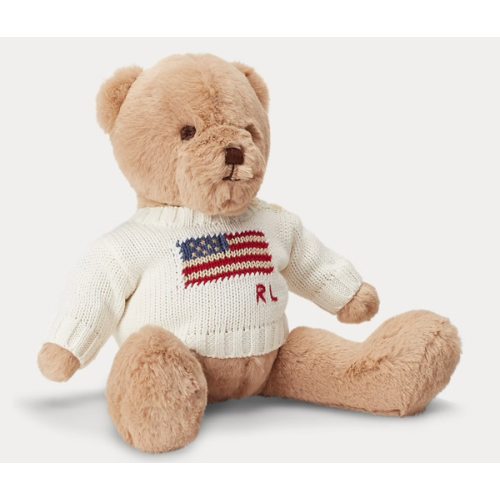 Small Flag-Sweater Polo Bear | Ralph Lauren