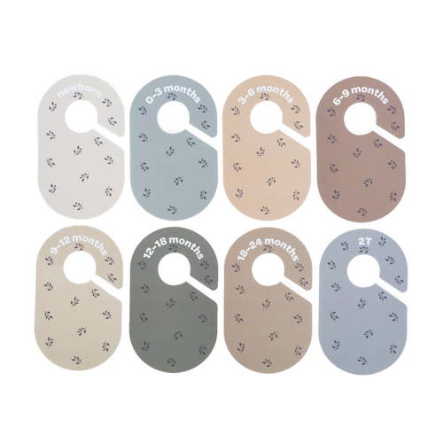 3 Sprouts Baby Closet Dividers (Newborn to 24 Months) – Set of 8 - Blueberry