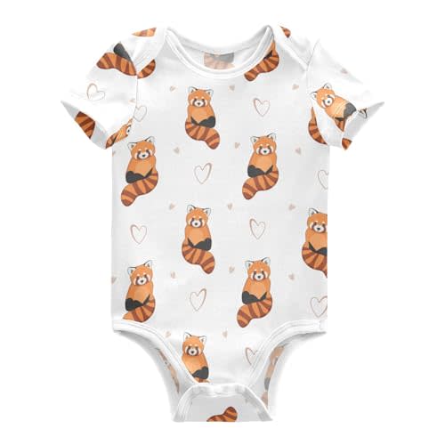 Ollabaky Unisex Baby Bodysuits Short-Sleeve Cotton Baby Clothes for Girls Boys 0-24 Months