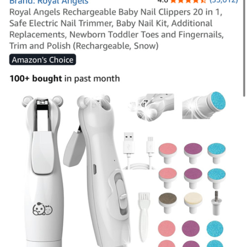 Amazon.com : royal angels baby nail trimmer