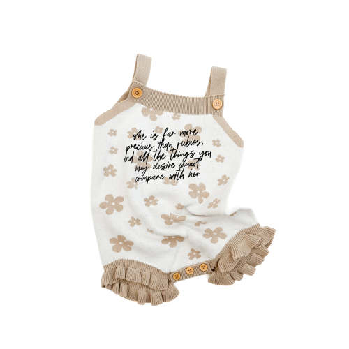 Far More Precious Floral Knit Romper – OUR HOUSE ABOVE
