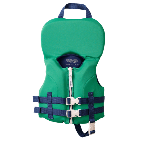 Green USCG Life Jacket (0-30 lbs)