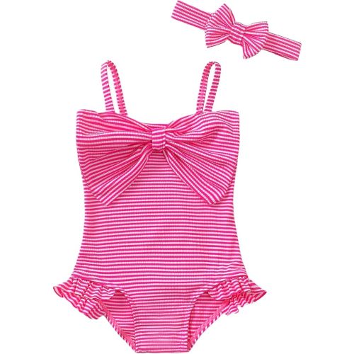 Mioglrie Toddler Baby Girl Swimsuit Infant Bathing Suits Summer Beach Swim Suit Newborn One Piece Swimwear for Girls