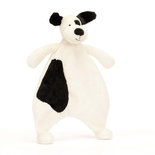 Bashful Black & Cream Puppy Comforter by Jellycat – Pacifier Kids Boutique