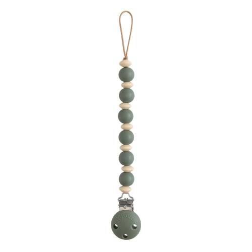 Silicone Pacifier Clip - Luna | The Baby Cubby