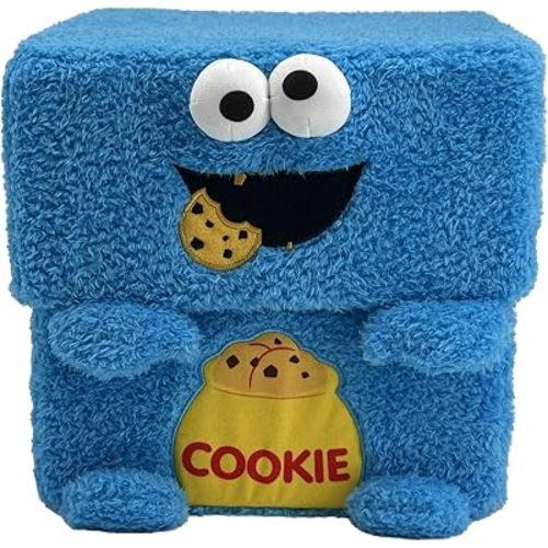 Happy Nappers Sesame Street 8" Box - Cookie Monster Fabric Storage Bin