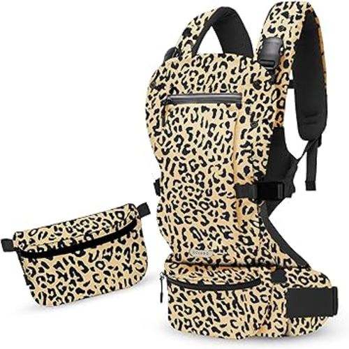 Colugo Baby Carrier - Baby Carrier Newborn to Toddler, Toddler Carrier, Adjustable, Lightweight, Breathable Carrier for Newborn to 33 Pounds (Wild Child)