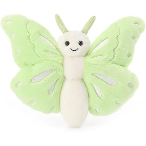 Apricot Lamb Apple Green Butterfly Stuffed Animals for Kids, Soft Cute Plush Toys for Baby Girl and Boy, 7.5 Inches