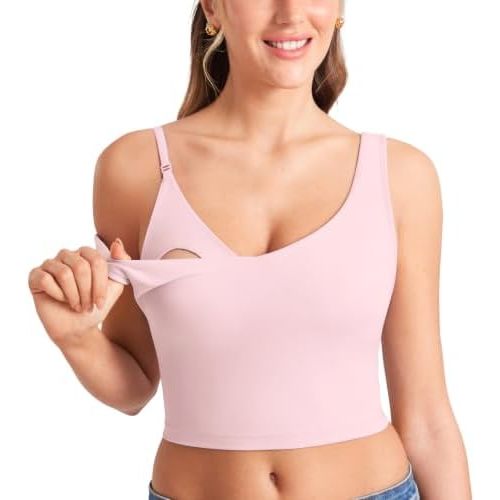MOMANDA Longline Sports Nursing Bras