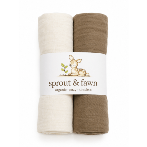 The Everyday Organic Swaddle Duo