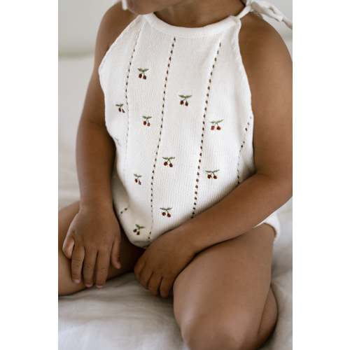 Heirloom Onesie - Cherries – Oat Co