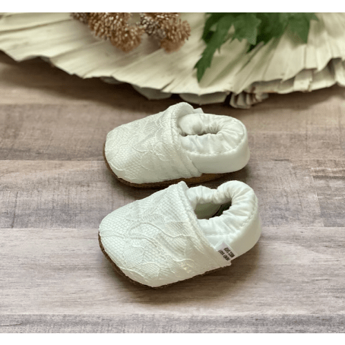 Lacey Cream Moccasins